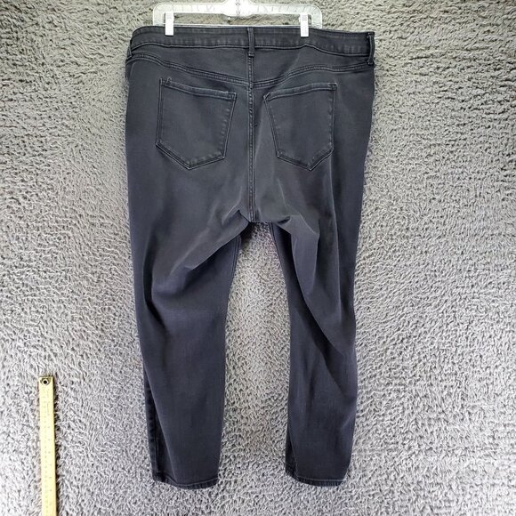 Old Navy Jeans Womens 20 Black High-Rise Super Skinny Stretch Denim - Picture 8 of 9